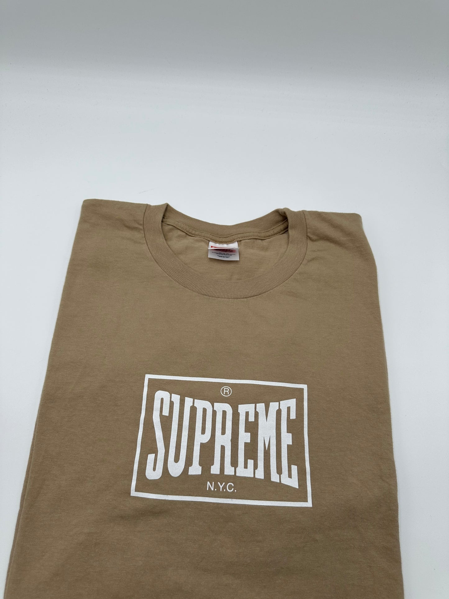Supreme Warm Up Tee Khaki