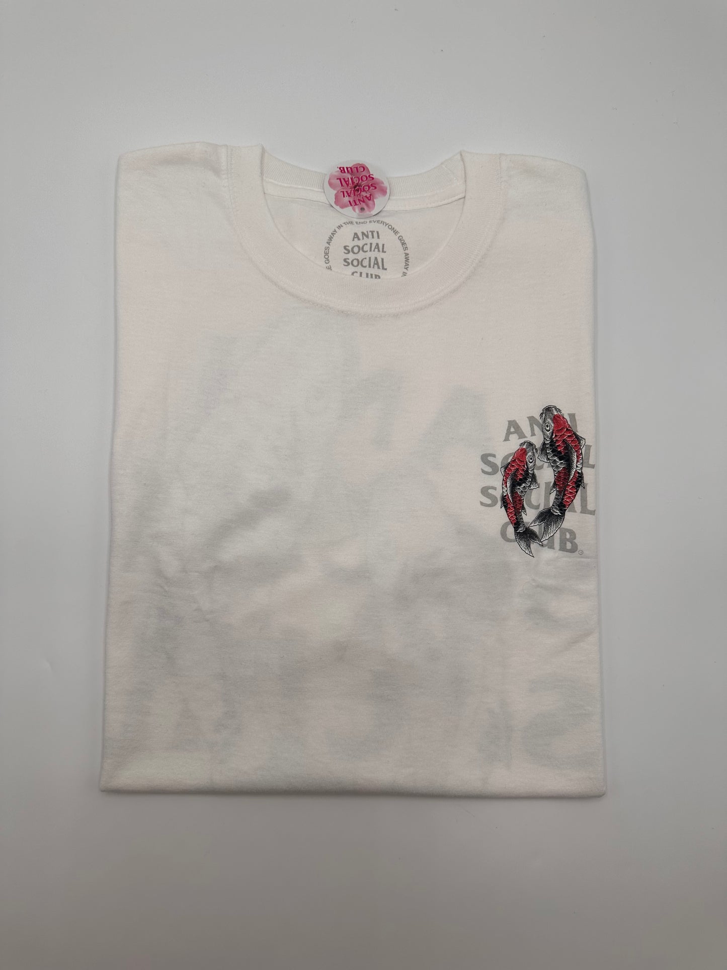 Anti Social Social Club Koi Garden 3M Reflective White Tee