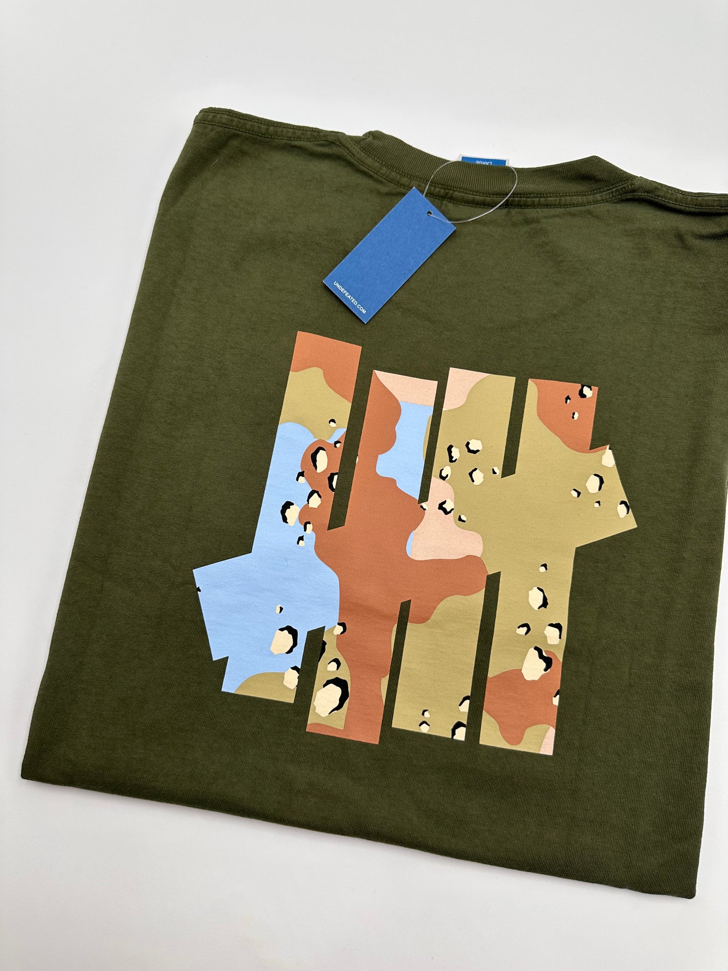 Undefeated Camo Icon Olive Tee