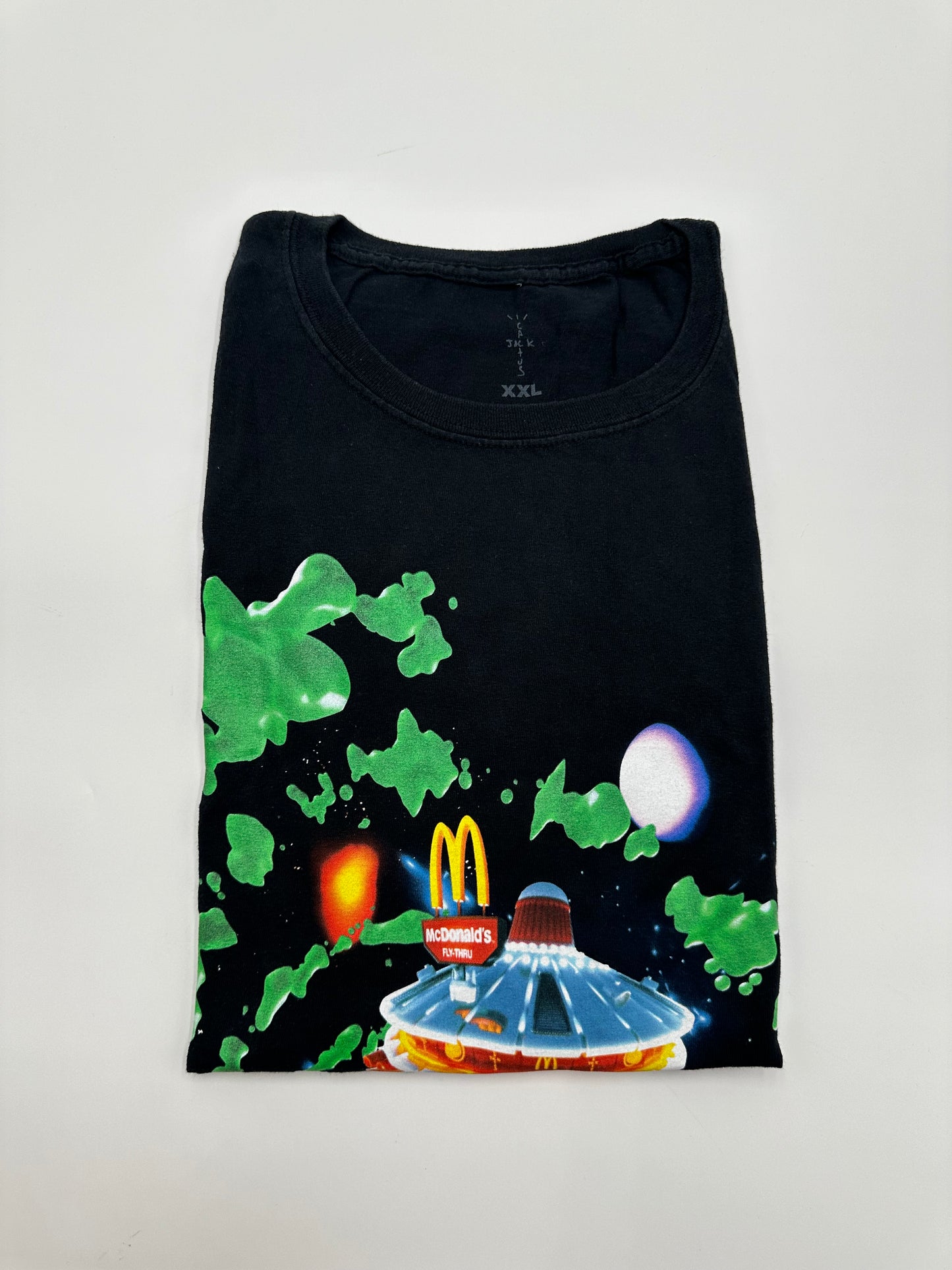 Travis Scott Fly Thru Washed Black Tee