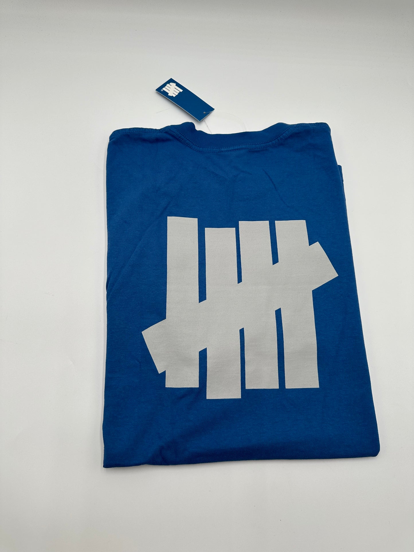 Undefeated Solid Icon Blue Tee
