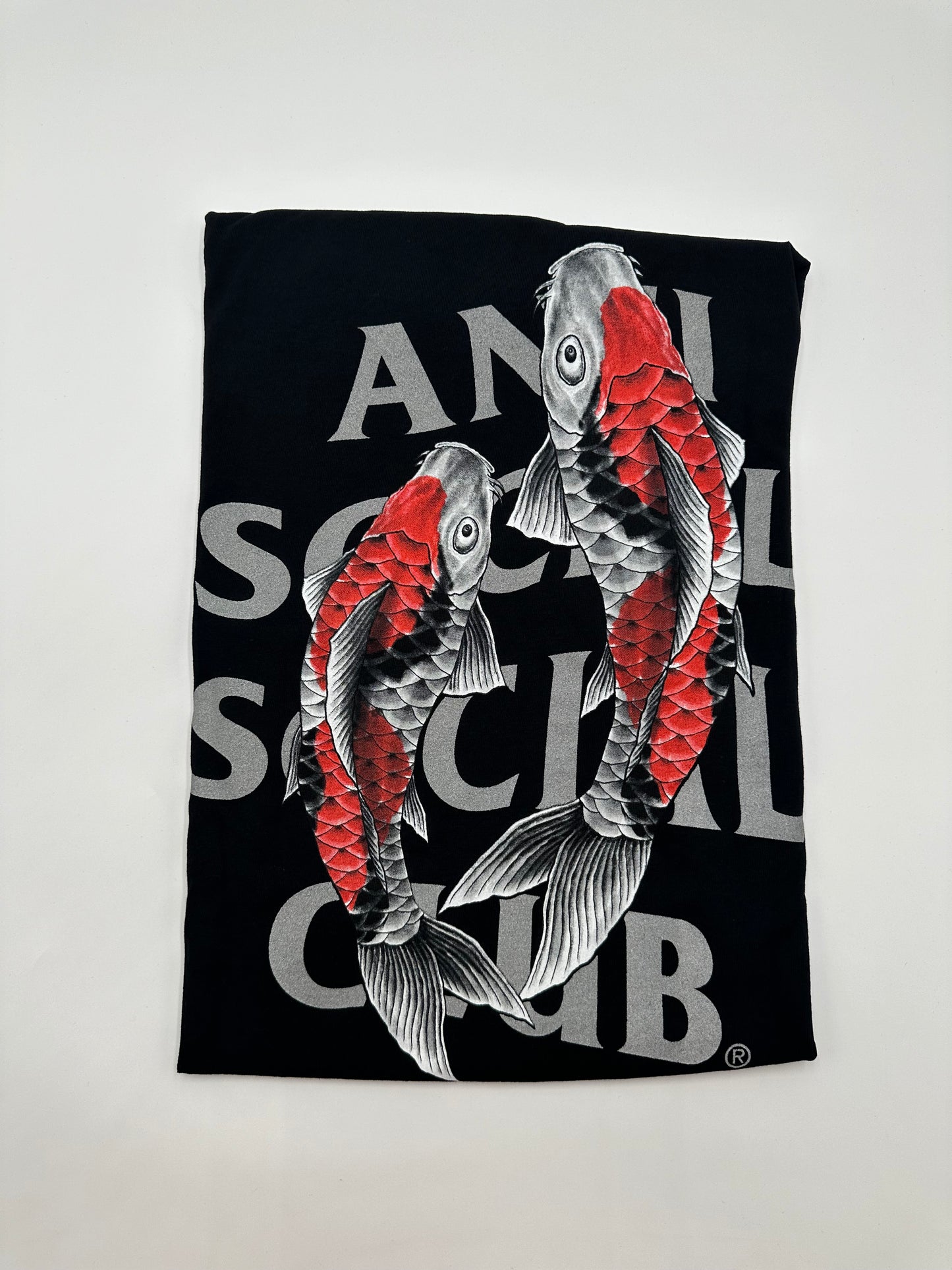 Anti-Social Social Club Koi Garden 3M Reflective Black Tee