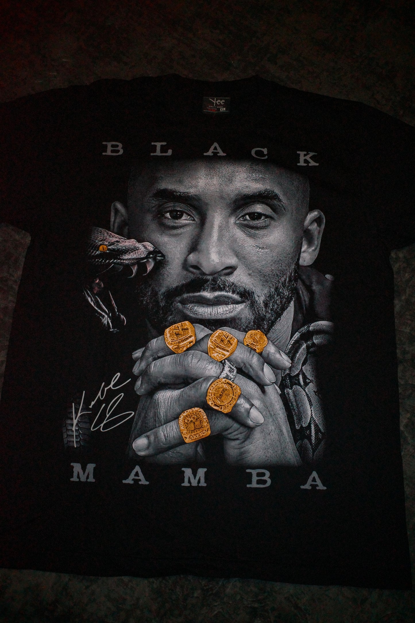 Kobe AOP Black Tee