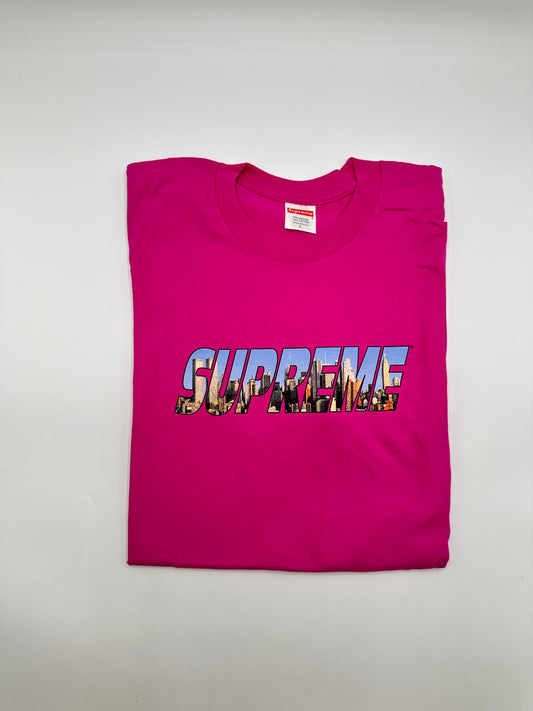 Supreme Gotham Tee Magenta