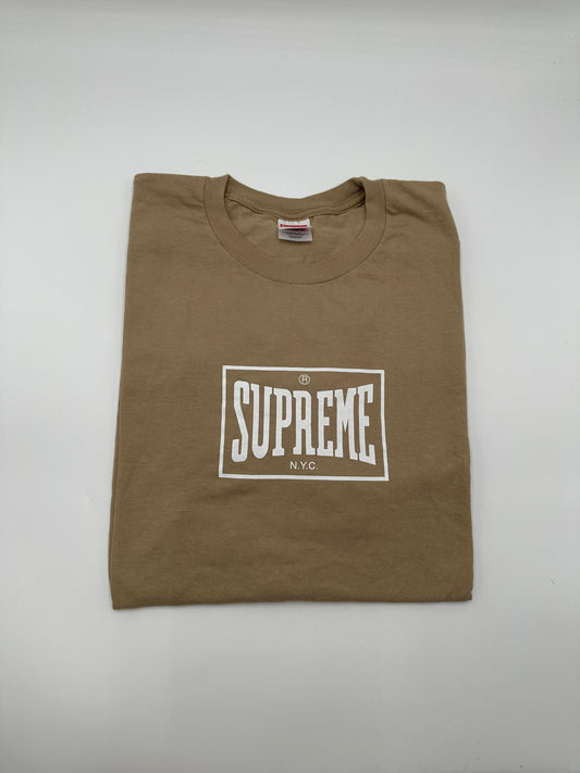 Supreme Warm Up Tee Khaki