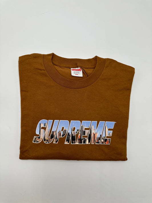 Supreme Gotham Brown Tee