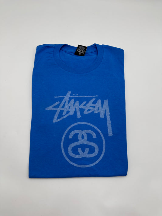 Stussy Stock Link Blue Tee