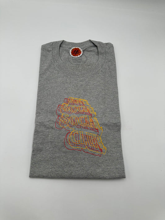 Anti Social Social Club Neon Lights Heather Grey Tee