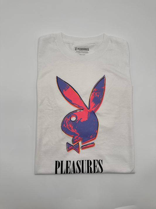 Pleasures x Playboy Pop White Tee