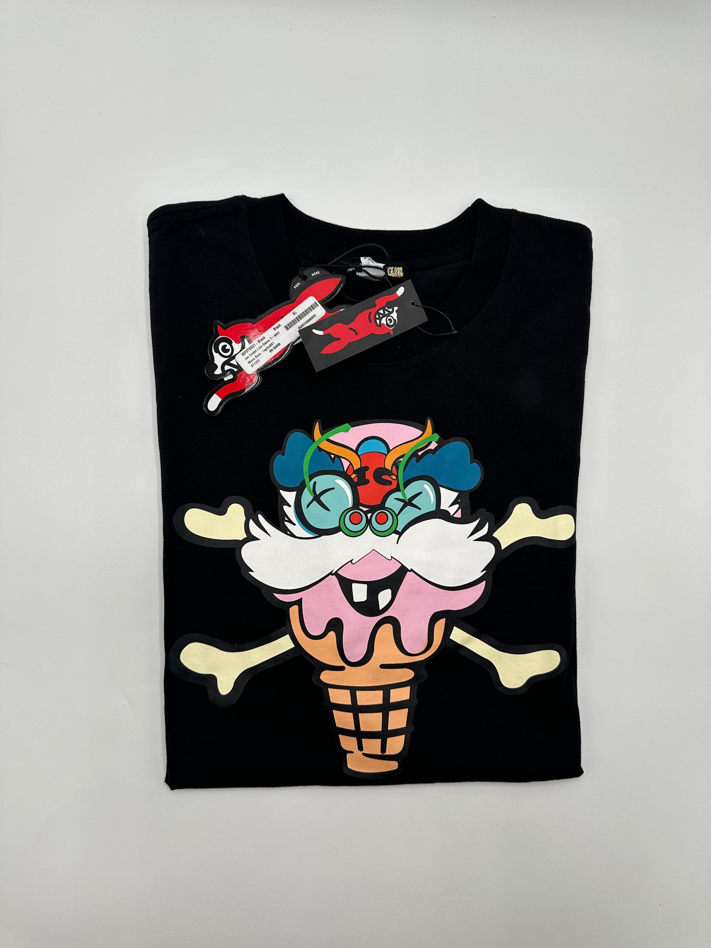 Ice Cream Lion Dance Black Tee