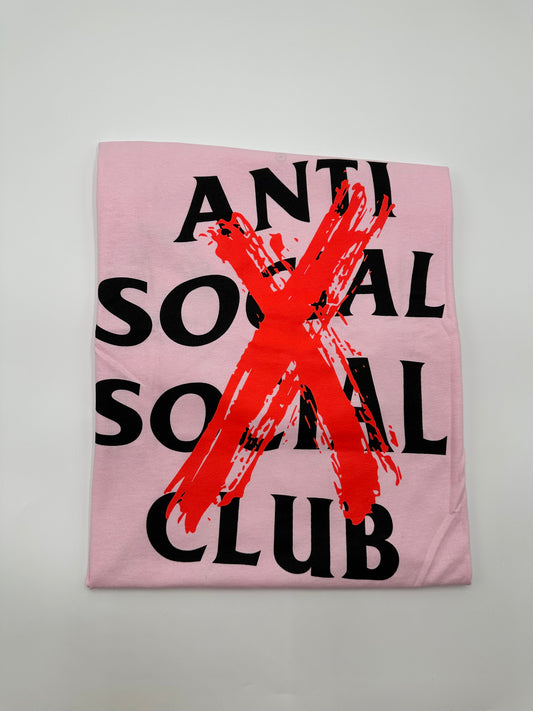 Anti-Social Social Club Cancelled Pink Tee