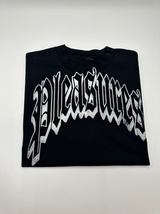 Pleasures Black Tee